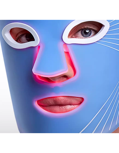 Acne removal and oil control CURRENTBODY facial mask instrument red and blue light beauty instrument led mask beauty instrument upgraded version